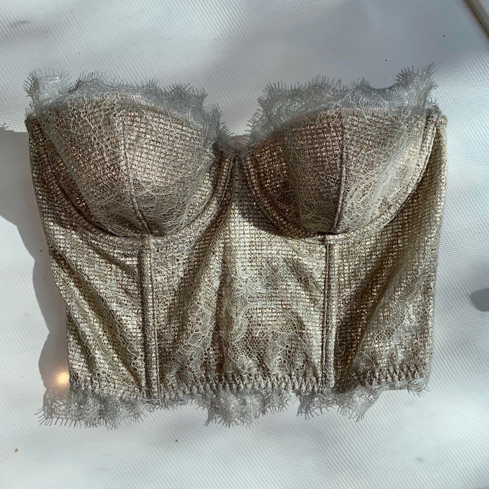 VICTORIAS SECRET shimmer bustier